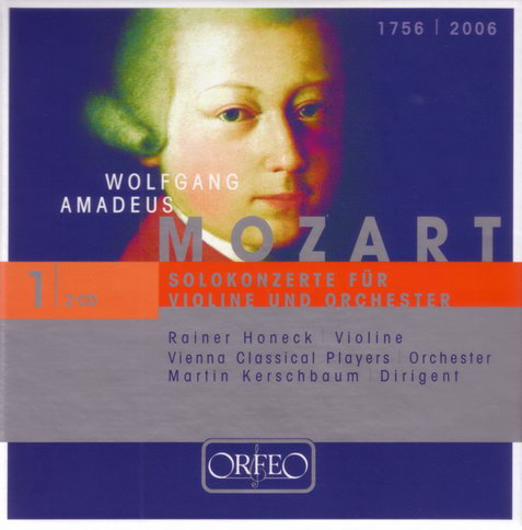 Cd-Cover "Mozart Violin concertos"